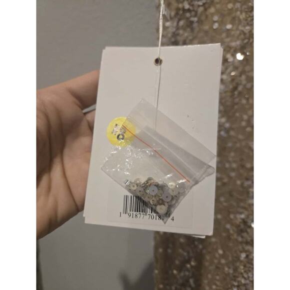 Mac Duggal Women's 5619 Plus Size 20 Nude Beige Beaded Sequin Gown Formal Dress - Picture 12 of 16